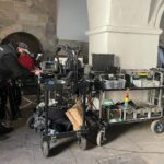 15.03.2022. Wąchock. Plan filmowy serialu „Korona królów. Jagiellonowie” / Anna Głąb / Radio Kielce