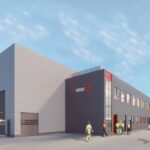 Wizualizacja hali budowanej przez POLREGIO / materiały prasowe