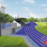 Powiatowy Stadiom Międzyszkolny w Ostrowcu Świętokrzyskim - wizualizacja / Starostwo Powiatowe w Ostrowcu Świętokrzyskim