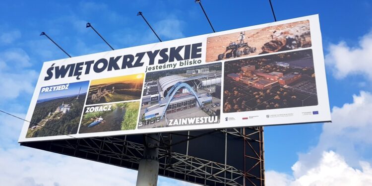 Billboardy promujące walory województwa świętokrzyskiego / Urząd Marszałkowski Województwa Świętokrzyskiego