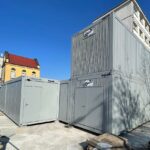 18.03.2022. Kielce. Budowa tymczasowego dworca kolejowego / Wiktor Taszłow / Radio Kielce