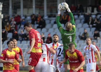 13.03.2022. Kielce. Mecz Korona Kielce - Resovia Rzeszów / Wiktor Taszłow / Radio Kielce