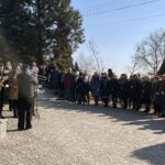 13.03.2022. Bieliny. Uroczystości upamiętniające ofiary mordu dokonanego przez hitlerowców w 1944 roku / Paulina Michta / Radio Kielce