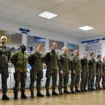 Uczestnicy międzynarodowego kursu NATO CIMIC Field Worker / Staff Worker w Centrum Przygotowań do Misji Zagranicznych na kieleckiej Bukówce / CPdMZ