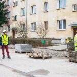 17.03.2022. Sandomierz. Ulica Żółkiewskiego. Remont / UM Sandomierz