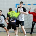 02.04.2022. Kielce. Mecz I ligi piłkarzy ręcznych: AZS UJK Kielce - MTS Chrzanów / Krzysztof Klimek