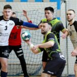 02.04.2022. Kielce. Mecz I ligi piłkarzy ręcznych: AZS UJK Kielce - MTS Chrzanów / Krzysztof Klimek