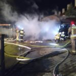 06.04.2022. Pierzchnica. Pożar / OSP Gumienice