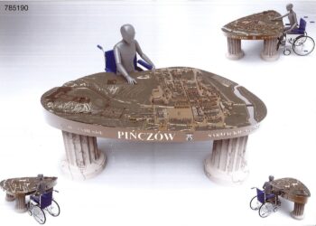 Makieta Pińczowa. Koncepcja wykonana przez Michała Wysockiego z Wrocławia / UMiG Pińczów