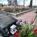 11.04.2022. Ćmielów. Kwatera partyzancka na cmentarzu parafialnym / Emilia Sitarska / Radio Kielce