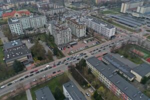 20.04.2022 Kielce. Ulica Radiowa. Korek / Jarosław Kubalski / Radio Kielce