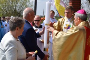 30.04.2022. Wydrza. Jubileusz 50-lecia istnienia parafii / ks. Wojciech Kania / Kuria Diecezjalna w Sandomierzu