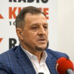 03.04.2022. Kielce. Studio Polityczne Radia Kielce. Na zdjęciu: Jacek Toś - PiS / Kamil Król / Radio Kielce