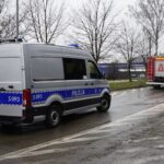 05.04.2022. Kielce. Usuwanie skutków wypadku na ulicy Łódzkiej / Sebastian Kalwat / Radio Kielce