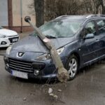 11.04.2022. Kielce. Kolizja na ul. Wiśniowej / Piotr Kwaśniewski / Radio Kielce