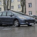 11.04.2022. Kielce. Kolizja na ul. Wiśniowej / Piotr Kwaśniewski / Radio Kielce