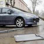 11.04.2022. Kielce. Kolizja na ul. Wiśniowej / Piotr Kwaśniewski / Radio Kielce