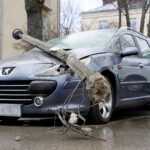 11.04.2022. Kielce. Kolizja na ul. Wiśniowej / Piotr Kwaśniewski / Radio Kielce