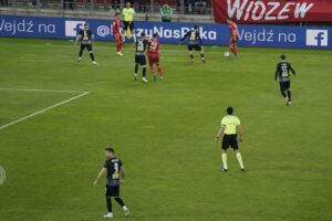 26.04.2022. Mecz: Widzew Łódź - Korona Kielce / Sebastian Kalwat / Radio Kielce