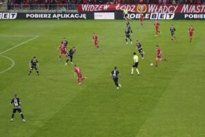 26.04.2022. Mecz: Widzew Łódź - Korona Kielce / Sebastian Kalwat / Radio Kielce