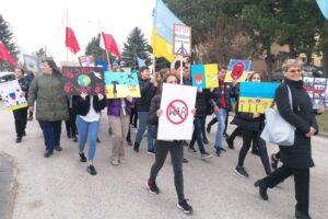 08.04.2022. Kazimierza Wielka. Oddanie hołdu ofiarom zbrodni katyńskiej / Marta Gajda-Kruk / Radio Kielce