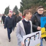 08.04.2022. Kazimierza Wielka. Oddanie hołdu ofiarom zbrodni katyńskiej / Marta Gajda-Kruk / Radio Kielce