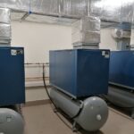 08.04.2022. Busko-Zdrój. Uzdrowiskowy Szpital Kompleksowej Rehabilitacji „Krystyna”. Instalacja gazów medycznych / Marta Gajda-Kruk / Radio Kielce