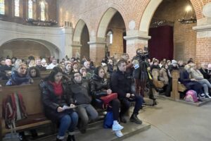 03.04.2022. Sandomierz. Koncert charytatywny na rzecz Ukrainy / Grażyna Szlęzak-Wójcik / Radio Kielce