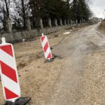 04.04.2022. Końskie. Remont ulicy Piłsudskiego / Magdalena Galas-Klusek / Radio Kielce