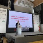 06.04.2022. Sandomierz. 30. Spotkania Sadownicze.  Na zdjęciu: Adam Paradowski - wydawnictwo Plantpress / Grażyna Szlęzak-Wójcik / Radio Kielce