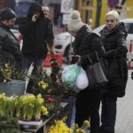 10.04.2022. Kielce. Plac Targowy przy ulicy Seminaryjskiej - Niedziela Palmowa / Jarosław Kubalski / Radio Kielce