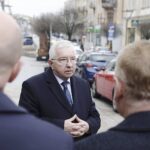09.04.2022. Kielce. Upamiętnienie ofiar katastrofy smoleńskiej. Na zdjęciu poseł Krzysztof Lipiec - lider świętokrzyskich struktur PiS / Jarosław Kubalski / Radio Kielce