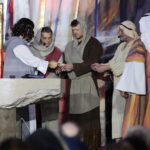 02.04.2022. Bilcza. Kościół pw. św. Kazimierza. Misterium Męki Pańskiej / Wiktor Taszłow / Radio Kielce