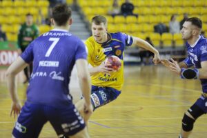 03.04.2022. Kielce. Mecz 21. kolejki PGNiG Superligi Łomża Vive Kielce - Torus Wybrzeże Gdańsk / Wiktor Taszłow / Radio Kielce