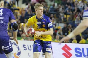 03.04.2022. Kielce. Mecz 21. kolejki PGNiG Superligi Łomża Vive Kielce - Torus Wybrzeże Gdańsk / Wiktor Taszłow / Radio Kielce