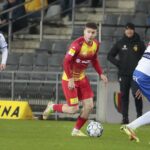 05.04.2022. Kielce. Mecz 25. kolejki Fortuna 1 Ligi, Korona Kielce - Podbeskidzie Bielsko-Biała / Wiktor Taszłow / Radio Kielce
