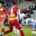 05.04.2022. Kielce. Mecz 25. kolejki Fortuna 1 Ligi, Korona Kielce - Podbeskidzie Bielsko-Biała / Wiktor Taszłow / Radio Kielce