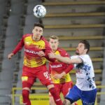 05.04.2022. Kielce. Mecz 25. kolejki Fortuna 1 Ligi, Korona Kielce - Podbeskidzie Bielsko-Biała / Wiktor Taszłow / Radio Kielce