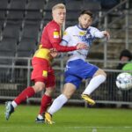 05.04.2022. Kielce. Mecz 25. kolejki Fortuna 1 Ligi, Korona Kielce - Podbeskidzie Bielsko-Biała / Wiktor Taszłow / Radio Kielce