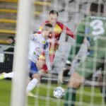 05.04.2022. Kielce. Mecz 25. kolejki Fortuna 1 Ligi, Korona Kielce - Podbeskidzie Bielsko-Biała / Wiktor Taszłow / Radio Kielce