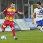 05.04.2022. Kielce. Mecz 25. kolejki Fortuna 1 Ligi, Korona Kielce - Podbeskidzie Bielsko-Biała / Wiktor Taszłow / Radio Kielce