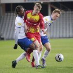 05.04.2022. Kielce. Mecz 25. kolejki Fortuna 1 Ligi, Korona Kielce - Podbeskidzie Bielsko-Biała / Wiktor Taszłow / Radio Kielce