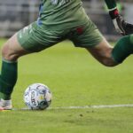 05.04.2022. Kielce. Mecz 25. kolejki Fortuna 1 Ligi, Korona Kielce - Podbeskidzie Bielsko-Biała / Wiktor Taszłow / Radio Kielce