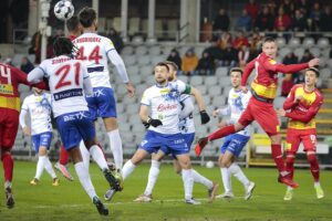 05.04.2022. Kielce. Mecz 25. kolejki Fortuna 1 Ligi, Korona Kielce - Podbeskidzie Bielsko-Biała / Wiktor Taszłow / Radio Kielce