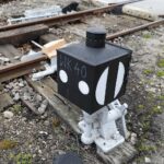 06.04.2022. Kielce. Elementy pochodzące z przebudowywanego dworca PKP / Wiktor Taszłow / Radio Kielce