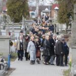 07.04.2022. Kielce. Pogrzeb Stanisława Nyczaja - prezesa kieleckiego oddziału Związku Literatów Polskich / Wiktor Taszłow / Radio Kielce