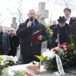 07.04.2022. Kielce. Pogrzeb Stanisława Nyczaja - prezesa kieleckiego oddziału Związku Literatów Polskich / Wiktor Taszłow / Radio Kielce