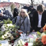 07.04.2022. Kielce. Pogrzeb Stanisława Nyczaja - prezesa kieleckiego oddziału Związku Literatów Polskich / Wiktor Taszłow / Radio Kielce