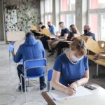 08.04.2022. Kielce. Akcja oddawania krwi "Dzielmy się zdrowiem i życiem" / Wiktor Taszłow / Radio Kielce