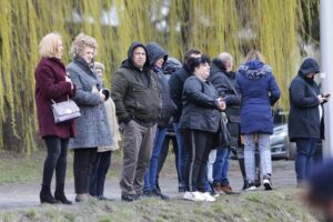 08.04.2022. Kielce. Ślubowanie klas mundurowych w Zespole Szkół Mechanicznych / Wiktor Taszłow / Radio Kielce